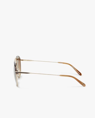 Garrett Leight Innes Aviator Sunglasses